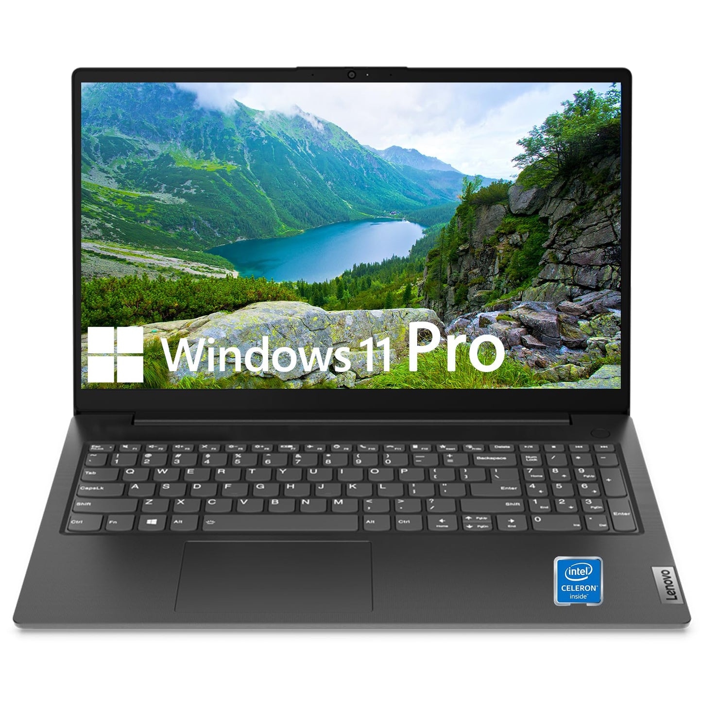 Lenovo V15 Business Laptop 15.6" FHD Anti-Glare Display Intel Celeron N4500 Processor 16GB RAM 1TB SSD Wi-Fi Ethernet USB-C HDMI Webcam Windows 11 Pro