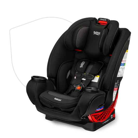 Britax One4Life Convertible Car Seat 10 Years of Use from 5 to 120 Pounds Converts from Rear-Facing Infant Car Seat to Forward-Facing Booster Seat Performance Fabric Cool Flow Carbon