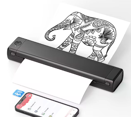 Portable Wireless A4 Thermal Printer (Single Unit)