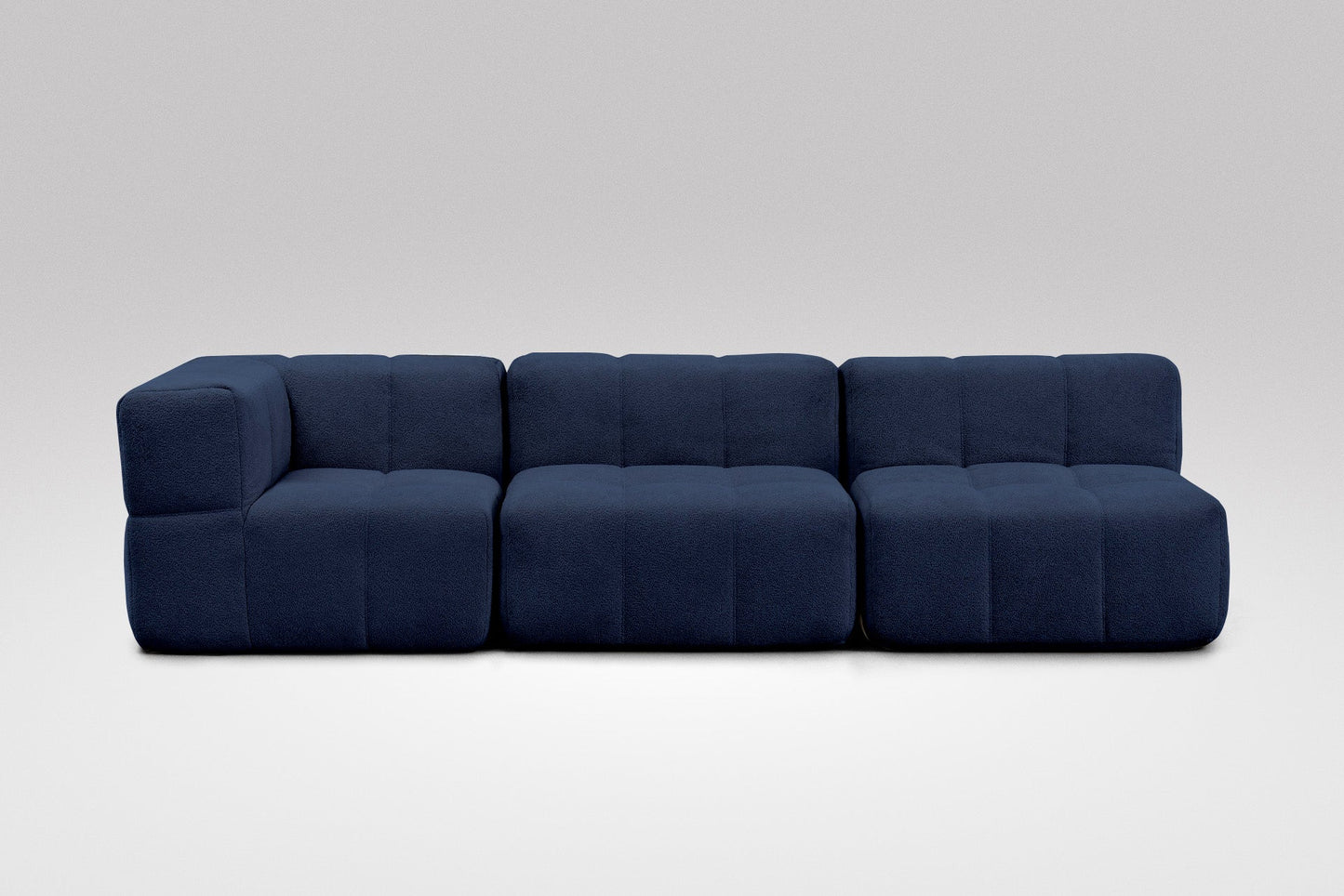 3-Piece Modular Sofa – Blue