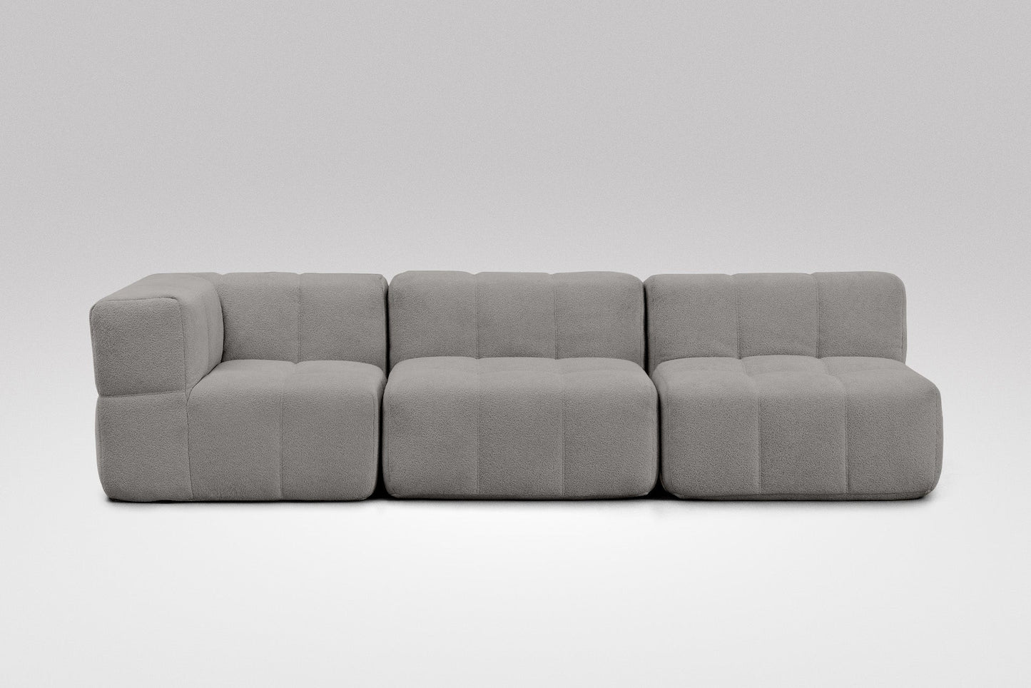3-Piece Modular Sofa – Grey