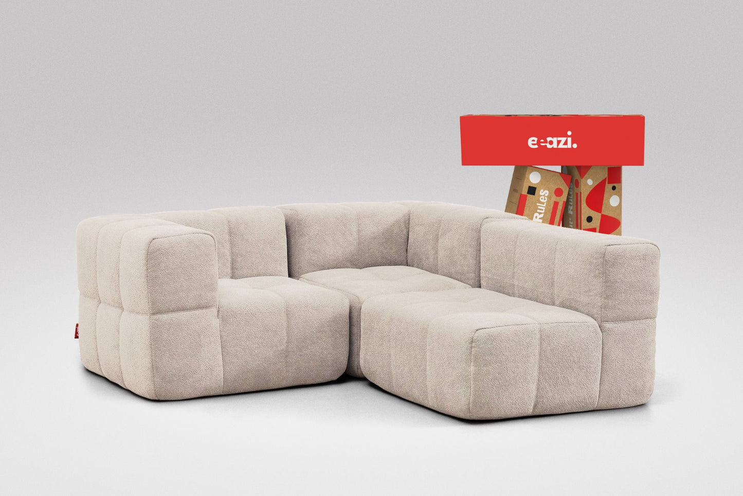 3-Piece Modular Sofa – Beige