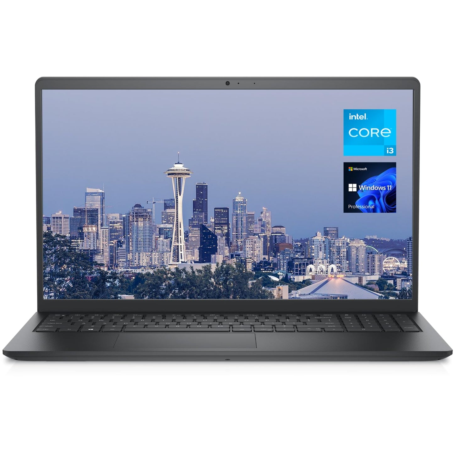 DELL Vostro 3520 Business Laptop 15.6" FHD 120Hz Display 6-Core Processor Intel i3-1215U(Beat i5-1135G7) 16GB RAM 512GB PCIe SSD SD Card Reader Webcam Wi-Fi HDMI RJ-45 Windows 11 Pro Black