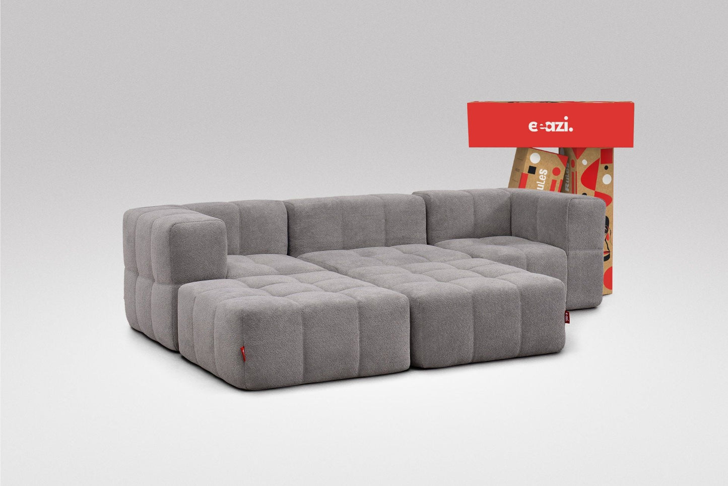 5-Piece Modular Sofa – Grey