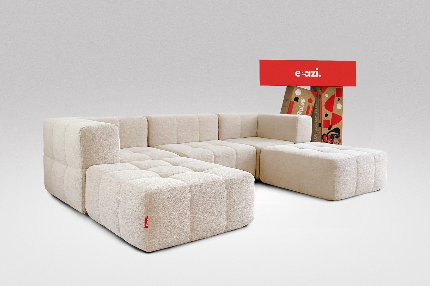 5-Piece Modular Sofa – Beige