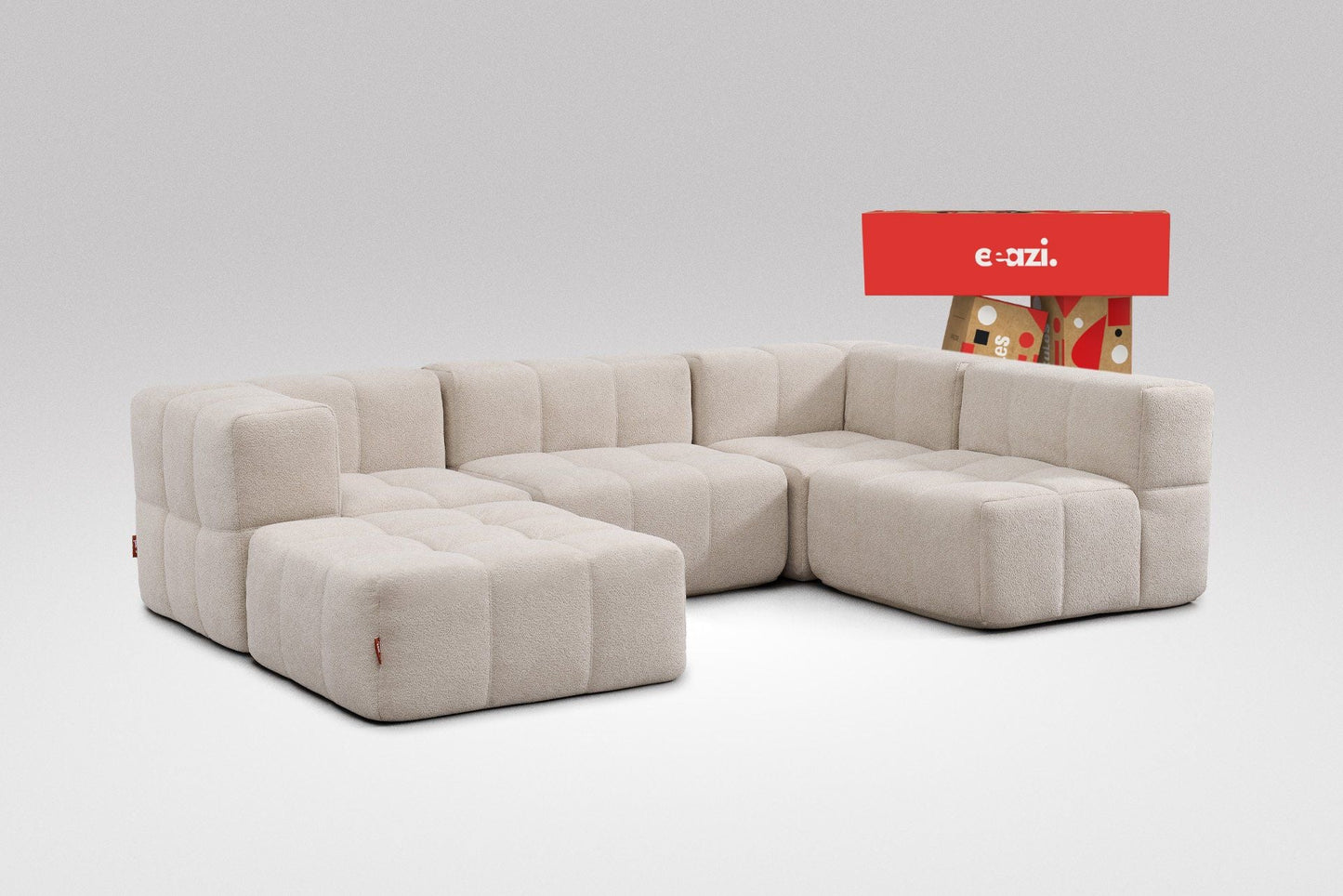 5-Piece Modular Sofa – Beige