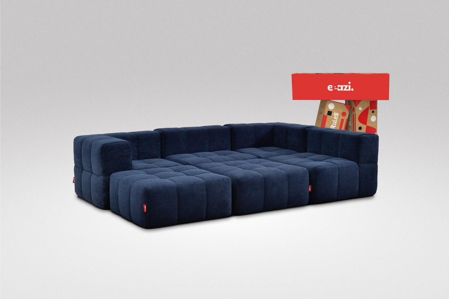 6-Piece Modular Sofa – Blue