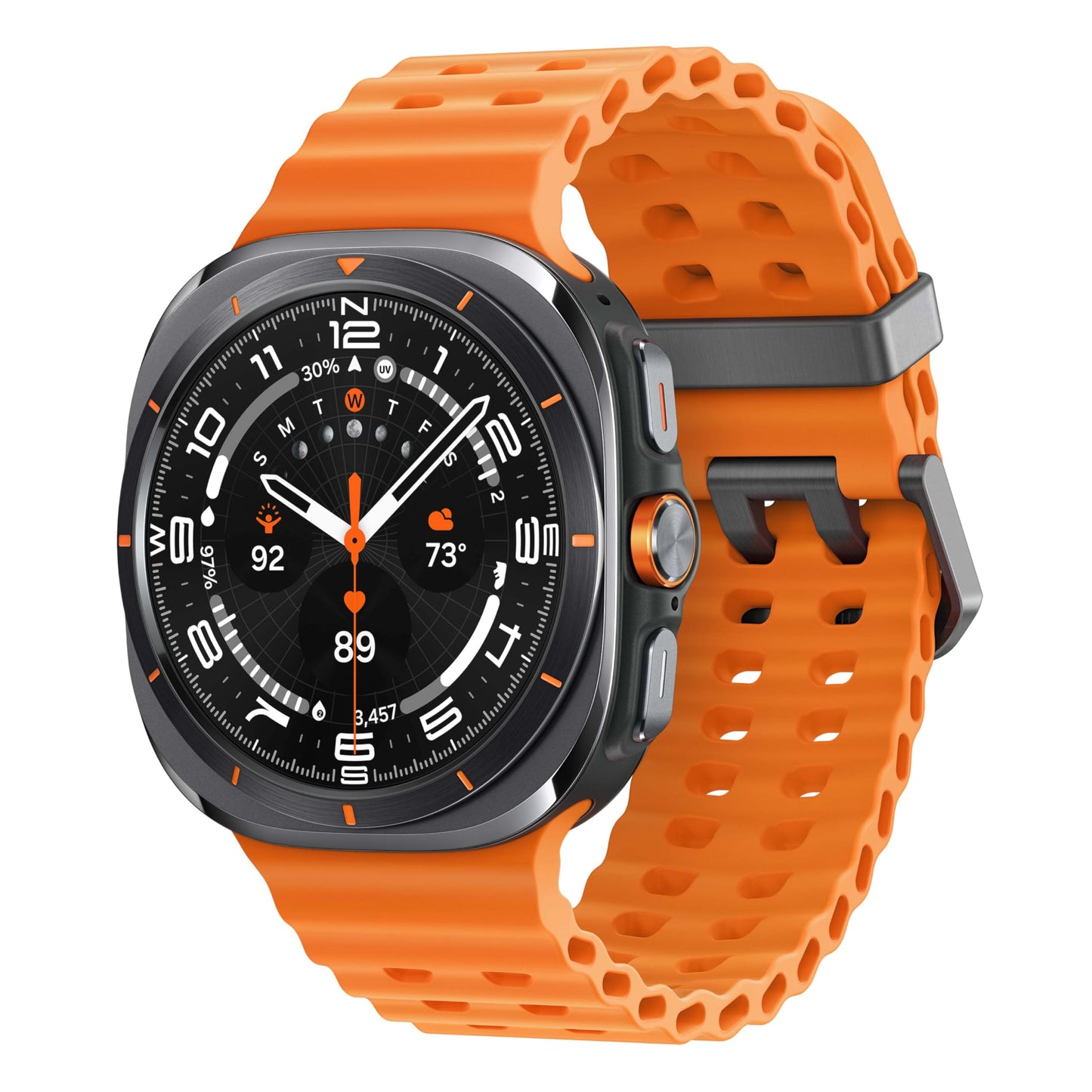 SAMSUNG Galaxy Watch Ultra 47mm LTE AI Smartwatch w/Energy Score Wellness Tips Heart Rate Tracking Sleep Monitor Fitness Tracker GPS 2024Titanium Gray [US Version 1Yr Manufacturer Warranty]