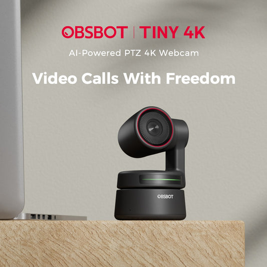 Smart Tracking 4K Camera with Wide Angle