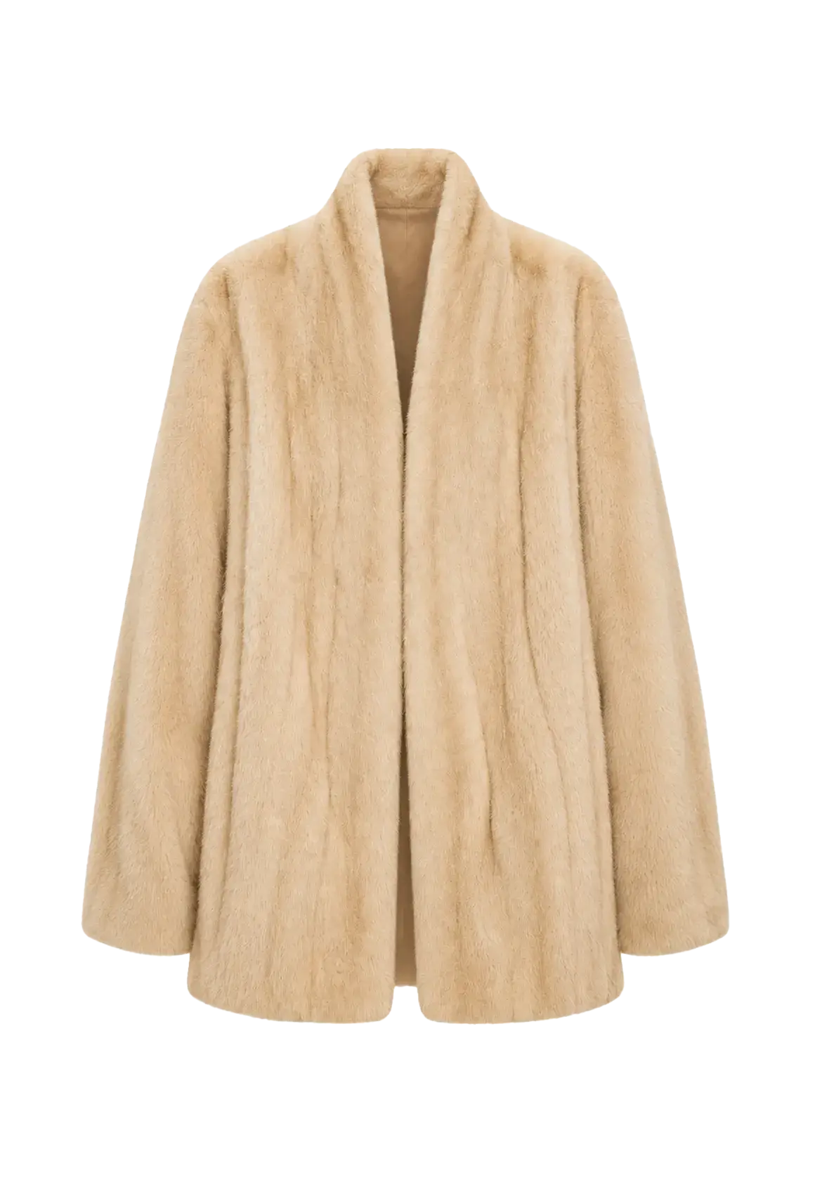 Firelady Fur Imported Kopenhagen Purple-Label Female Mink Full-Skin Woven V-Neck Fur Coat “Fairy Mountain Dew”