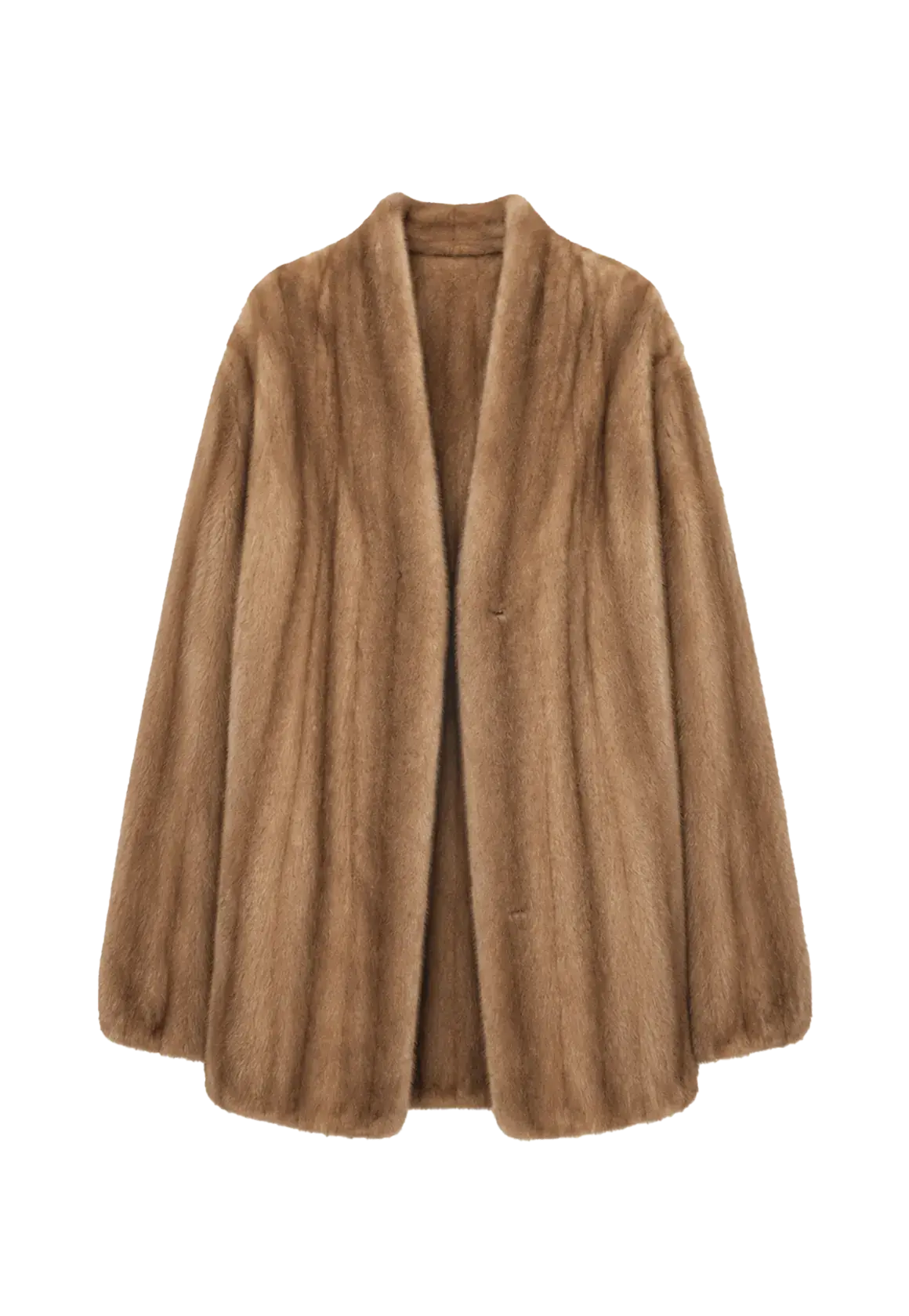 Firelady Fur Imported Kopenhagen Purple-Label Female Mink Full-Skin Woven V-Neck Fur Coat “Fairy Mountain Dew”