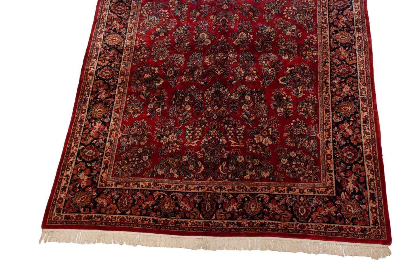 9x18 Vintage American Sarouk Carpet